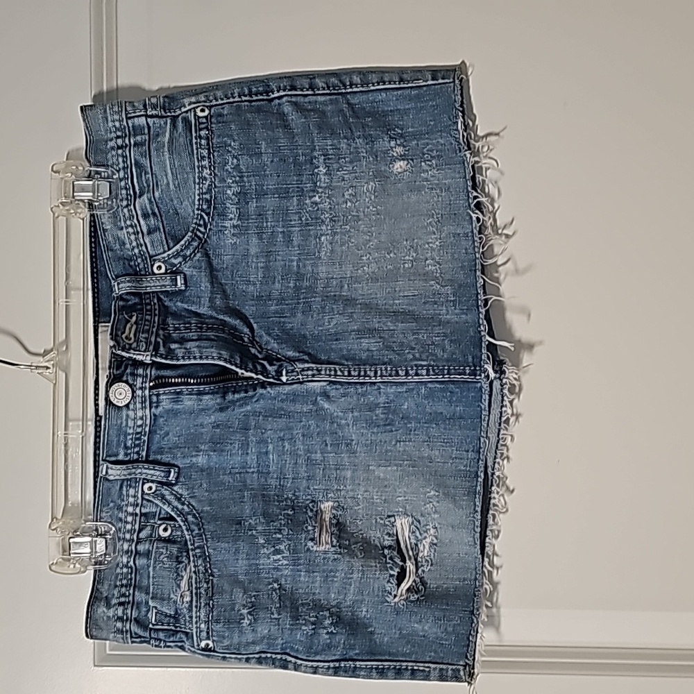 Levi denim mini skirt